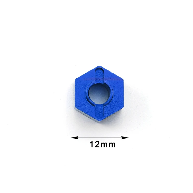 RCGF 12mm Hex Wheel Hub Adapter M4 Flanged Lock Nut Cross Wrench for 1/10 Adapter TRAXXAS SLASH 4x4 VXL 2WD Rustler Spare Parts