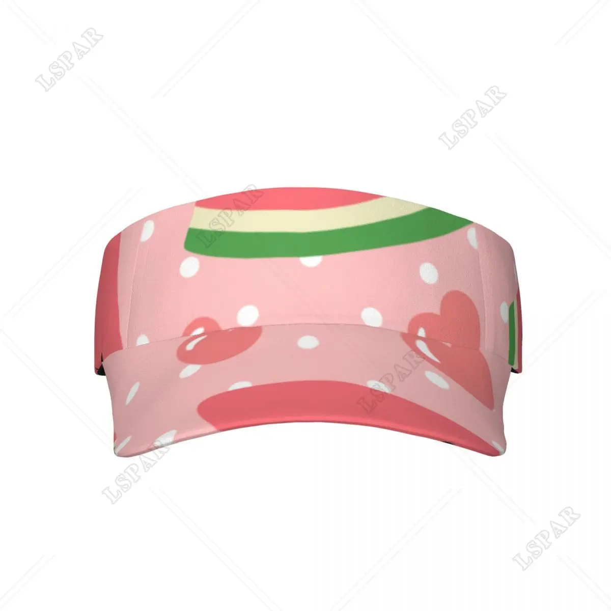 Watermelon Sports Sun Visor Hats Touch Fasteners Outdoor Sports Adjustable Sun Caps for Men Women