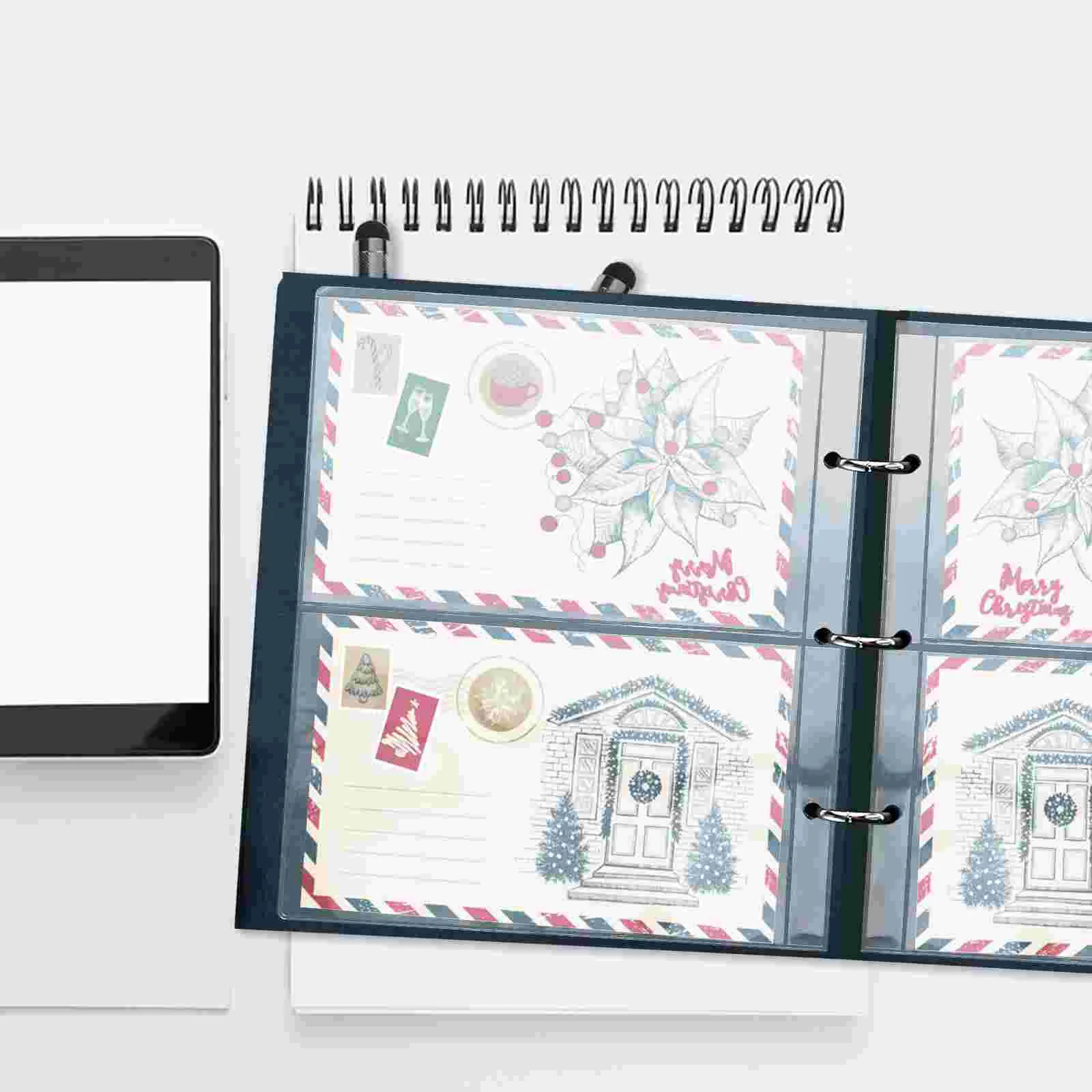 Men Wallet Banknote Collection Book Transparent Banknotes Bags Bill Pages Album for Travel