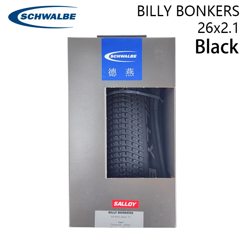 SCHWALBE BILLY BONKERS 26x2.10 Bike Tire Steel Wire Tire for MTB