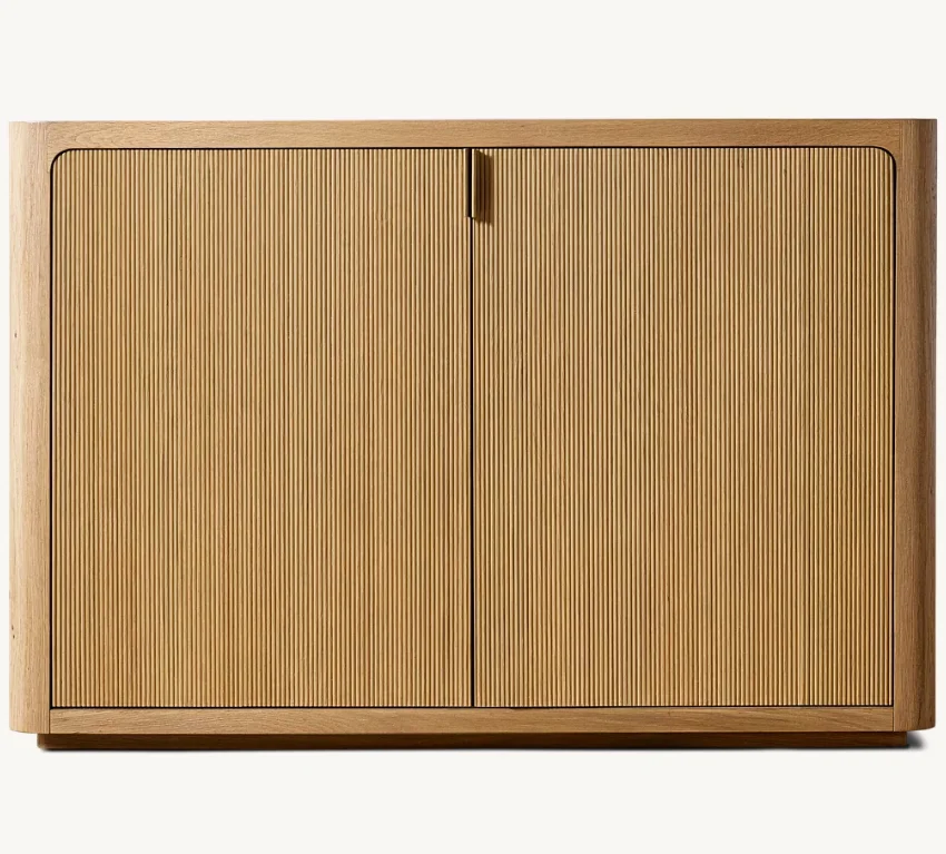 

# Hot Sale Modern Style Wooden Furniture Dining Room Oak Solid Wood Door Sideboard Cabinet