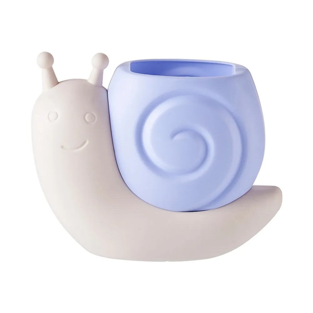 

Interesting Snail Pen Holder Student Multi-functional Pencil Storage Box Plastic Tabletop Storage Stationery Organizer