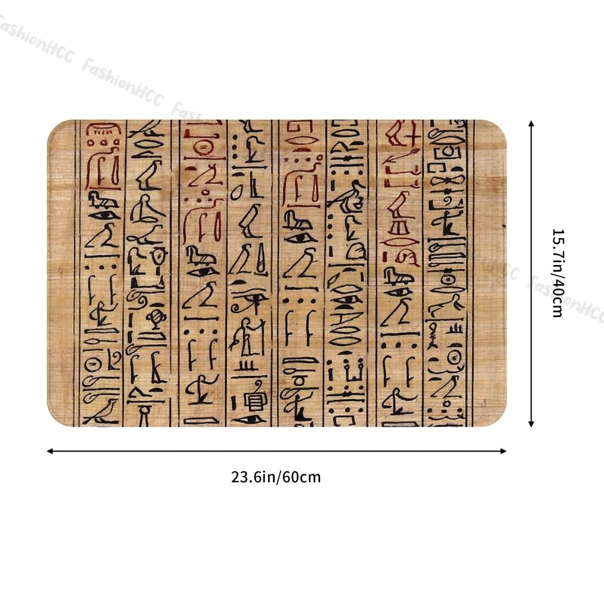 Ancient Egypt Bathroom Mat Spells Of The Amulets Doormat Flannel Carpet Balcony Rug Home Decor