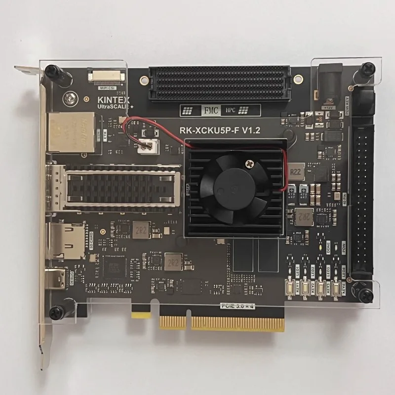 KU5P FMC HPC QSFP28 100G المنفذ البصري PCIE3.0 KU5P مجلس التنمية FPGA مجلس التنمية #2