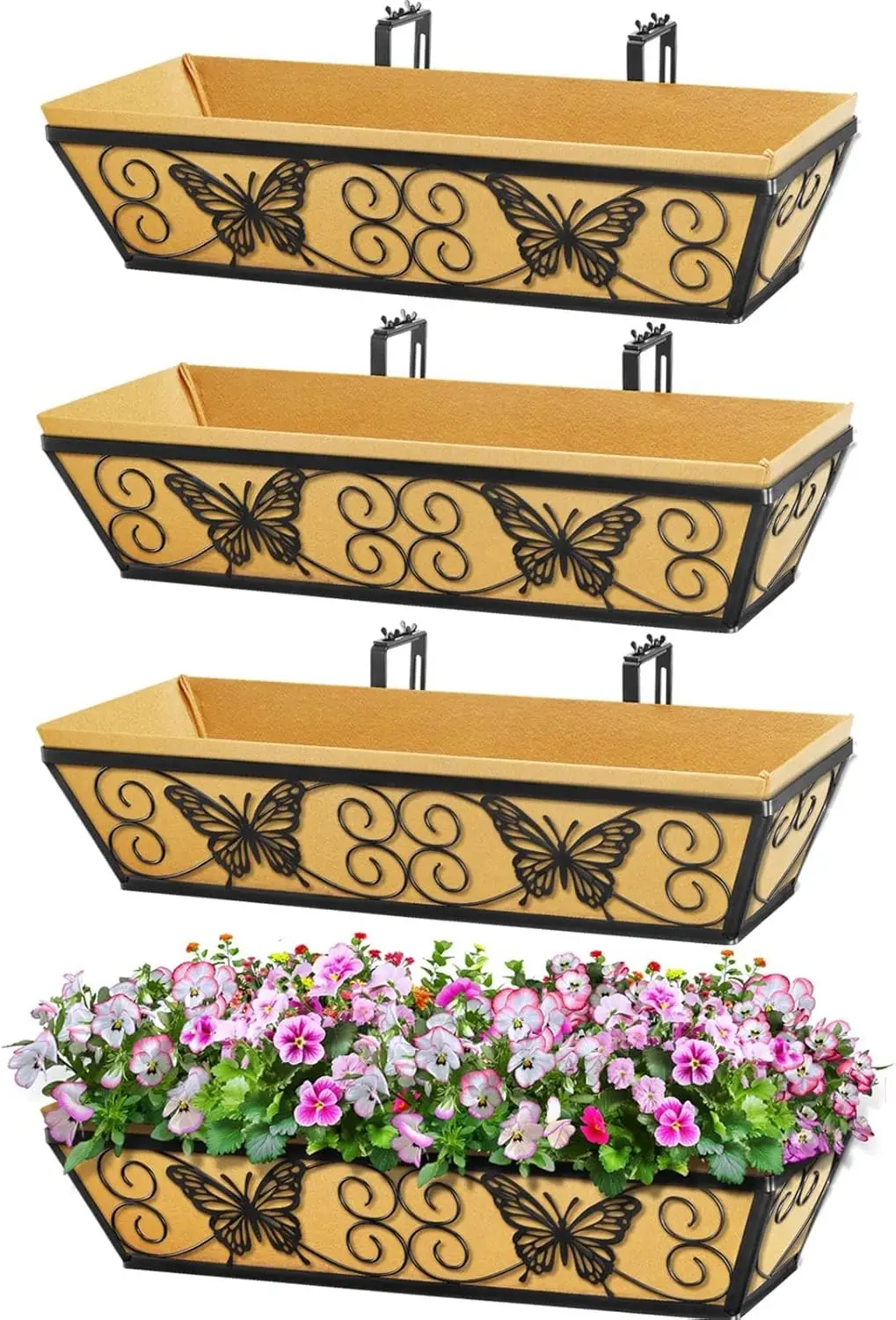 4 Pack 24 Inch Adju…