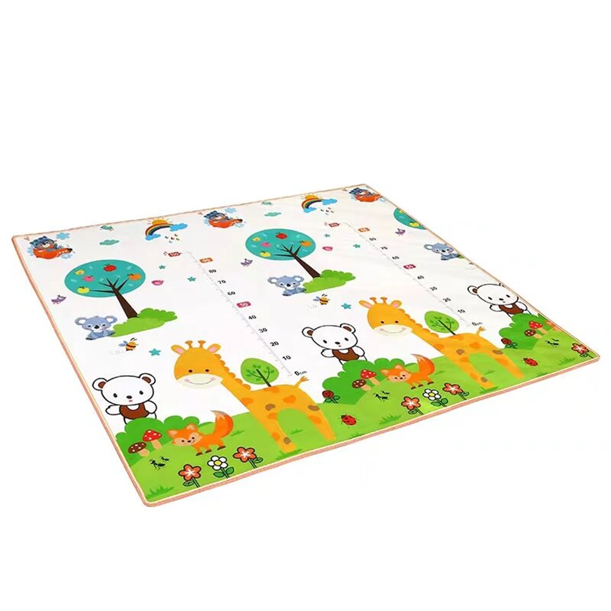 EPE-alfombra de juego para gatear para bebé, tapete grueso y respetuoso con el medio ambiente, plegable, de Seguridad, 1cm