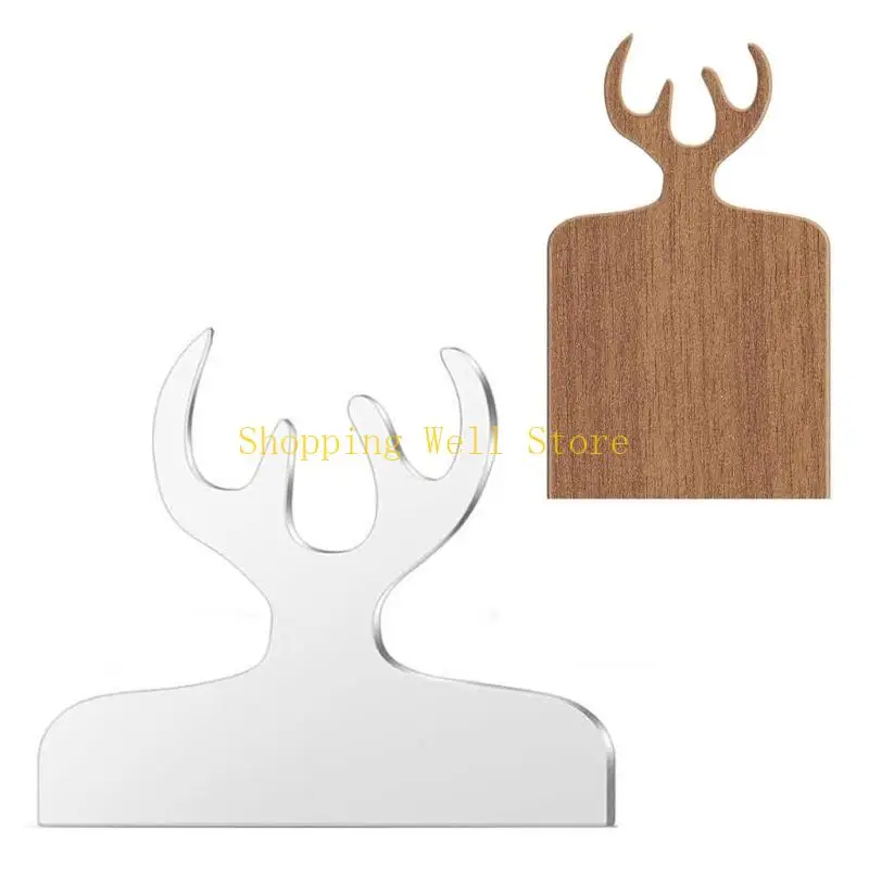 KX4B Christmas Elk Serving Board Router Tracing Template for Cutting Board Handle