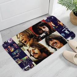 Digital Print Door Mat The A-Beatle Band Bathmat Washable Non-slip Kitchen Rug Entryway Bedroom Living Room Floor Carpets