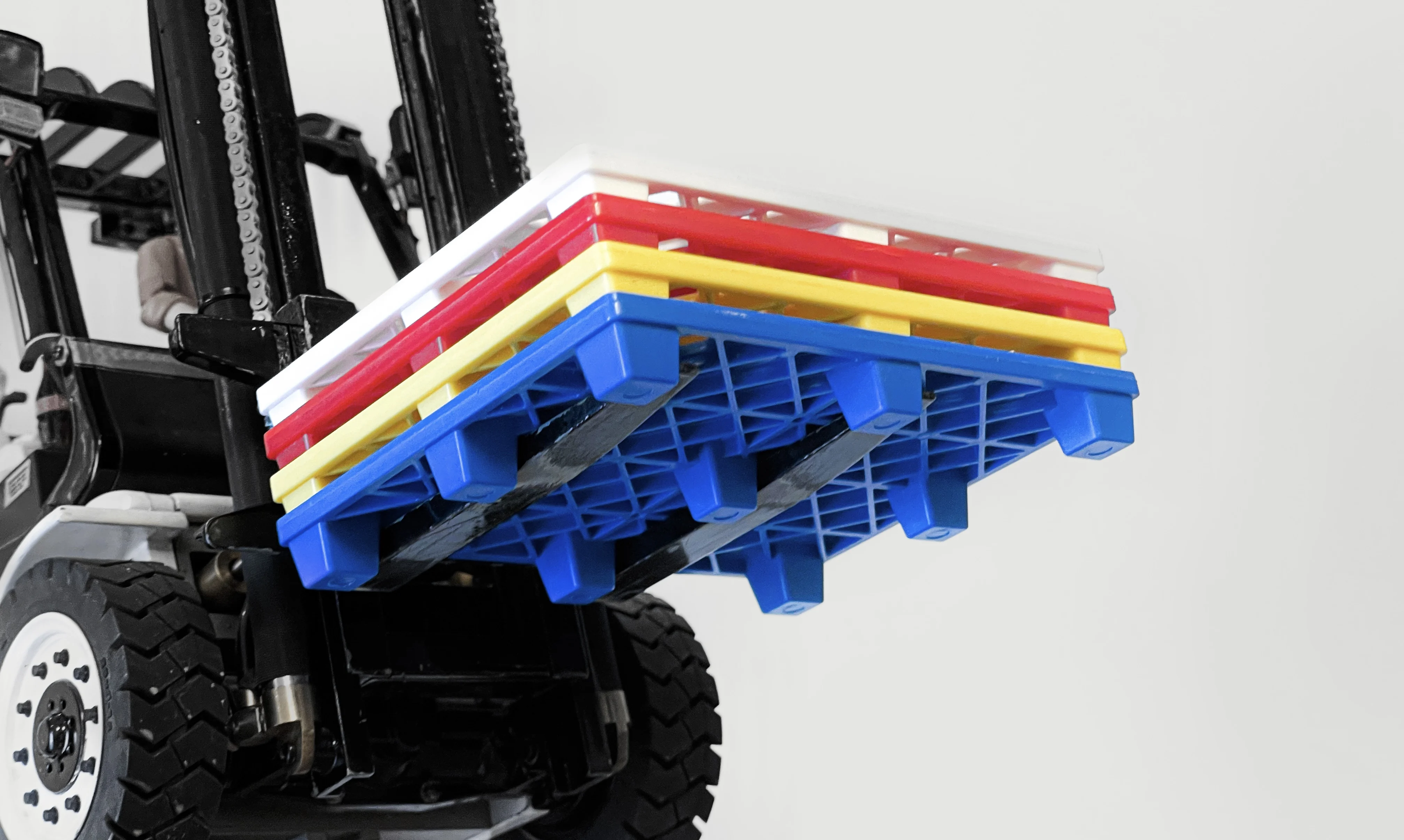 2 szt. Paleta plastikowa RC do wózka widłowego 1:14 akcesoria do modeli hydraulicznych