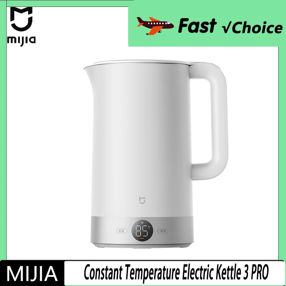 MIJIA Constant Temperature Electric Kettle 3 Pro 24-hour insulation 316L Stainless Steel 1800w Fast Heating 2L Mi Home app
