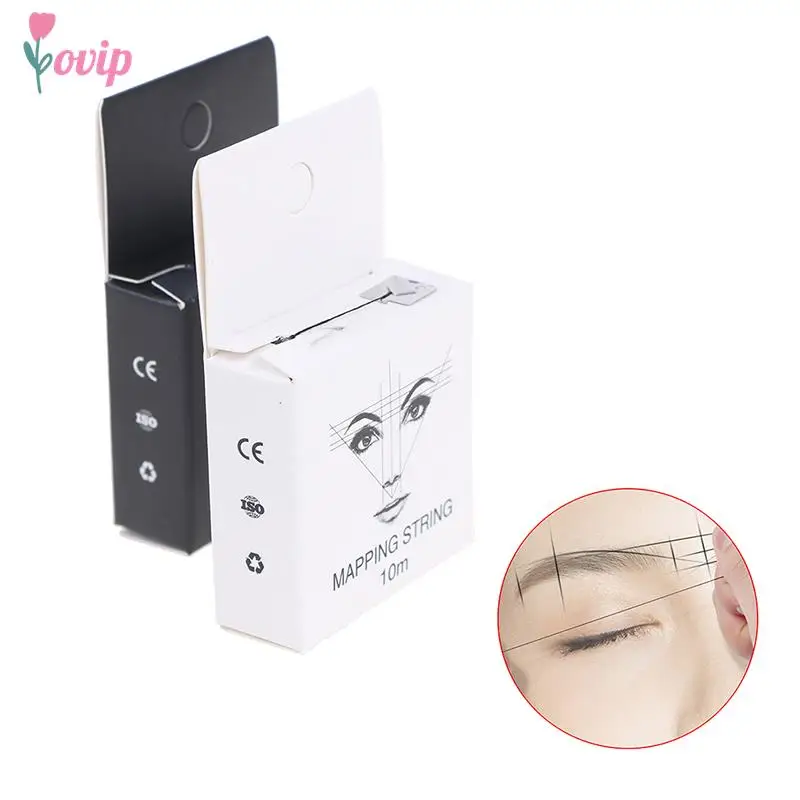 Microblading Pre-inked Mapping String Eyebrow Positioning Tattoo Liner Eyebrow Measuring Tool Positioning Dyeing Accessories