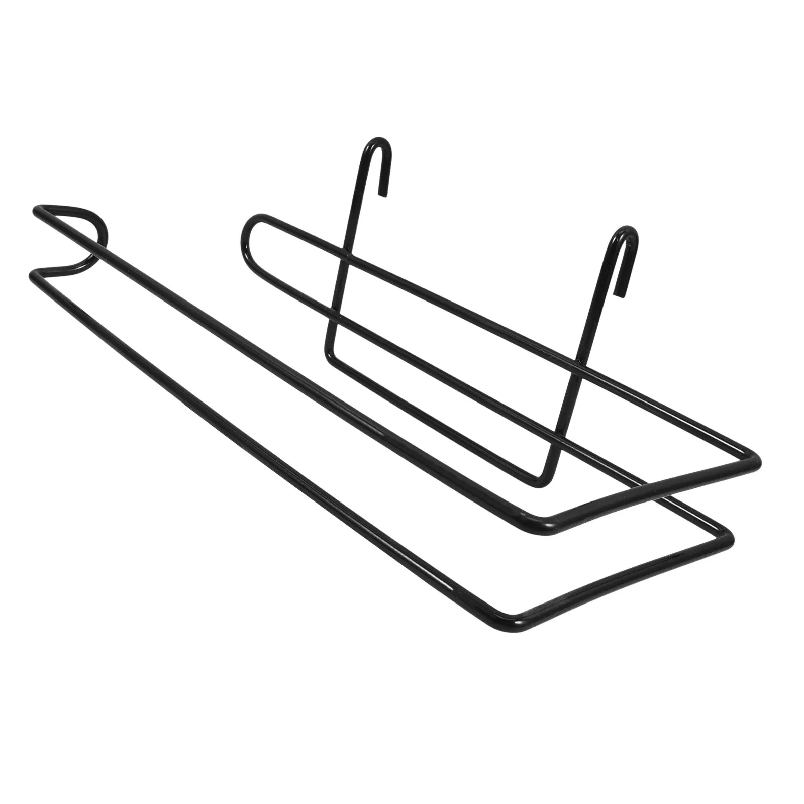

Подвесная проволочная полка-держатель для бумажных полотенец 5x12x4.5 дюймов, прочная железная рама для кухни, общежития, прачечной, экономия места у плиты