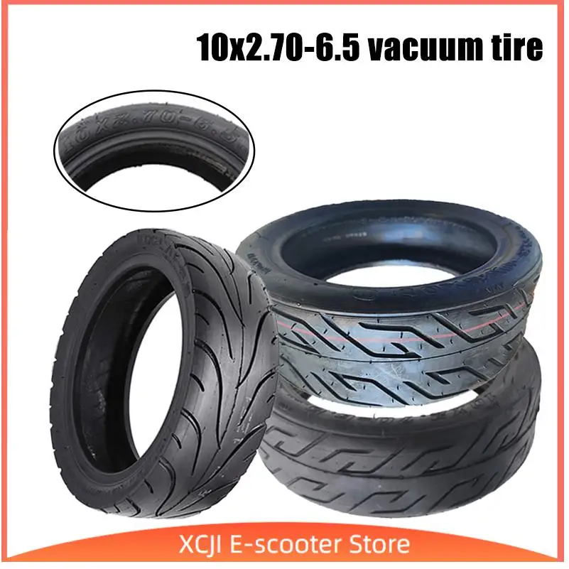 

10x2.70-6.5 Tubeless Tire for Electric Scooter Front and Rear Wheels Wear-Resistant 10*2.70-6.5 Vacuum Tyre
