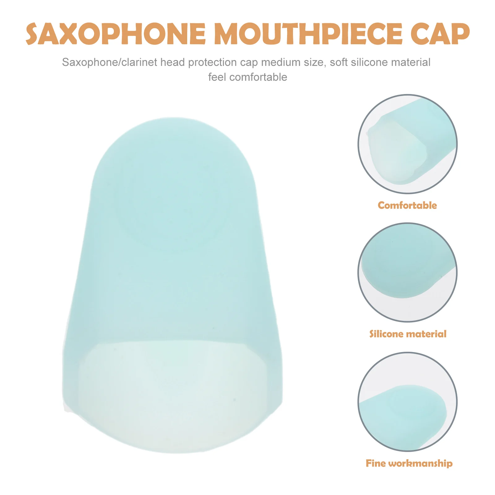 

Mouthpiece Protective Cap Saxophone Saver Clarinet Cover Case Musical Instrument Shield Protector Silica Gel Guard
