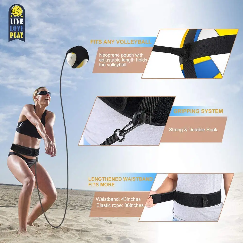 Football Training Belt Soccer Ball Kicking Belt for Adult Kids Football Trainer Mat Football Training Equipment Volleyball Belt
