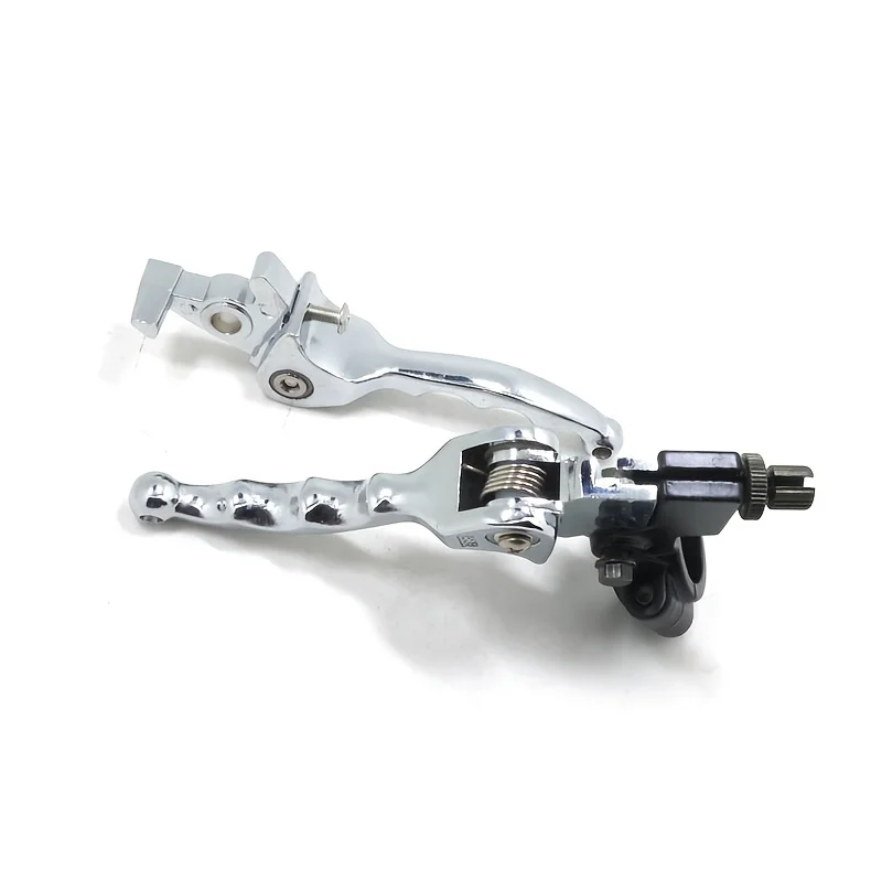 أجزاء قرد الدراجة النارية ATV 7/8 "رافعة فرامل قابلة للطي كروم لـ SDG SSR 70 110 107 125 140 150cc PIT DIRT BIKE ATV Atom #1