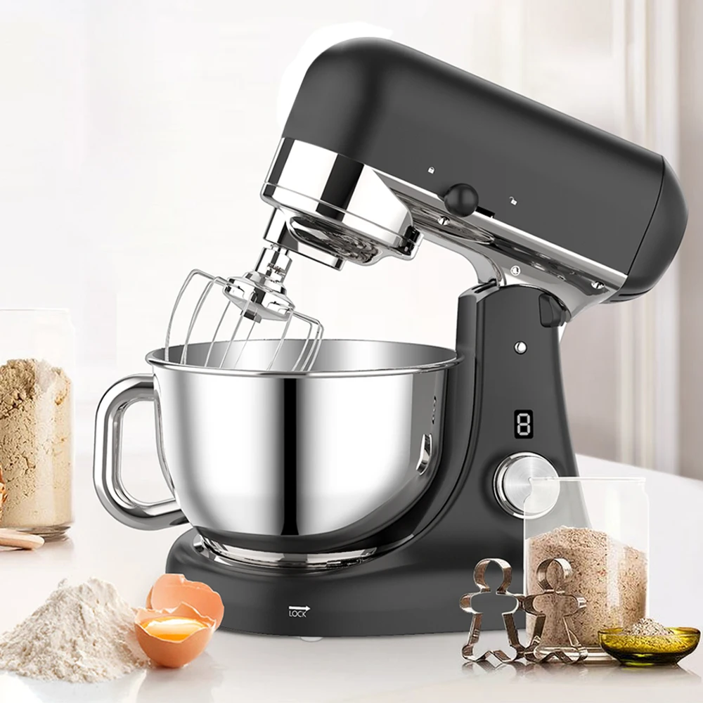 

Stand Mixer 5L Bread Cake Dough Mixer Electric Mixer Stand Machine AC 1000w Motor Super Silent