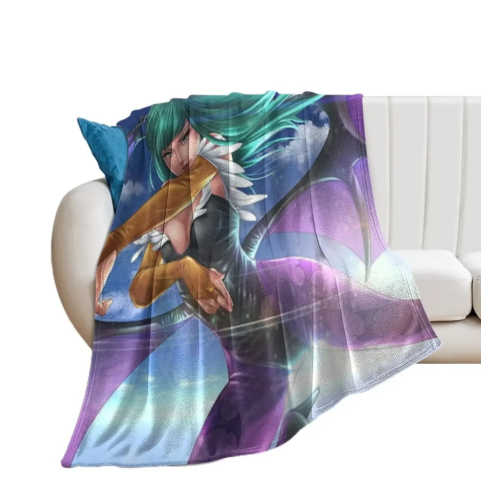 Cute Morrigan Aensland Throw Blanket Sofa Thin Luxury Designer Blankets