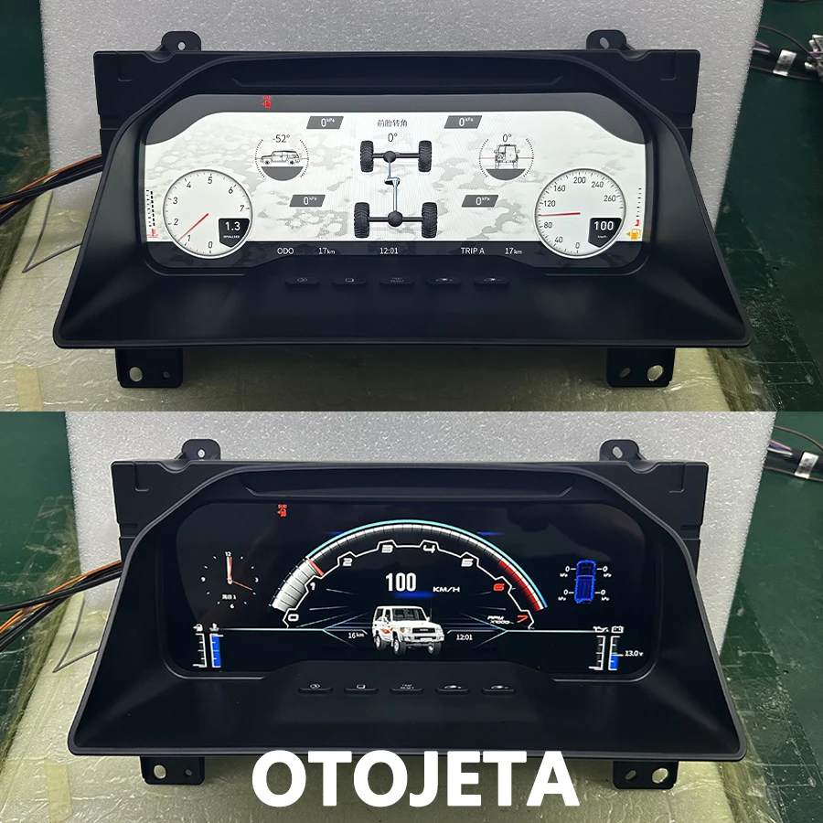 

For Toyota Land Cruiser 70 75 76 Lc70 LC75 LC76 Car LCD Dashboard Screen Speedometer Instrument Cluster Digital Virtual Cockpit