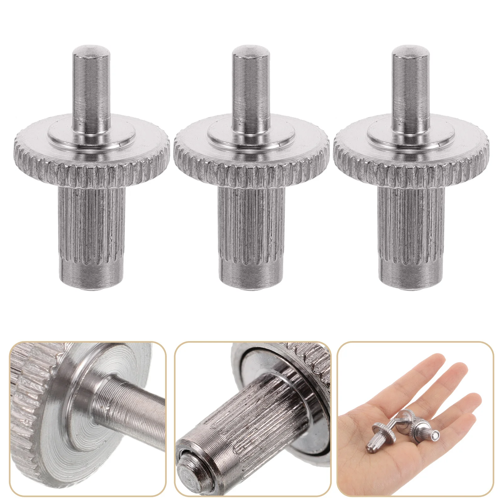 

3Pcs Guitar Tremolo Parts 4mm Thread Bridge Mounting Screws Height Saddle Position Adjustment Metal Construction