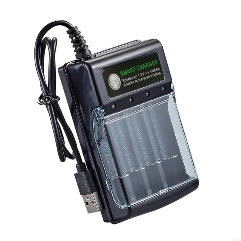 Alkaline Battery Charger Intelligent Charging Box 1.5V For Various Batteries Sustainable Power Management