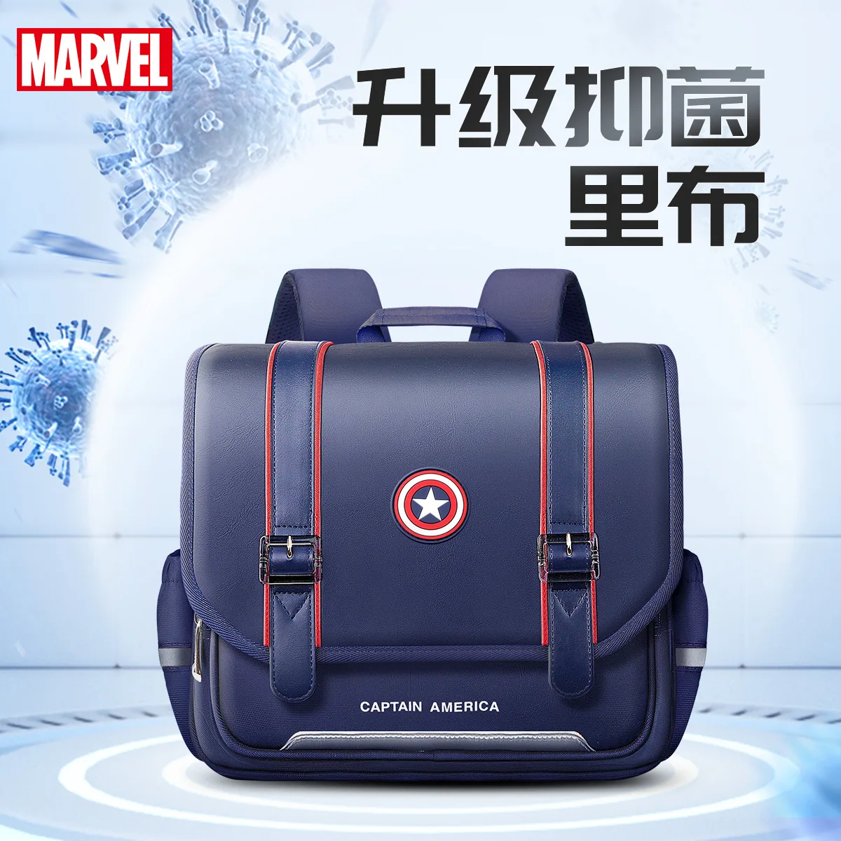 2023 Disney School Bag For Boys Primary Student Shoulder Orthopedic Backpack Iron Spider Man Grade 1-3 Large Capacity Mochila