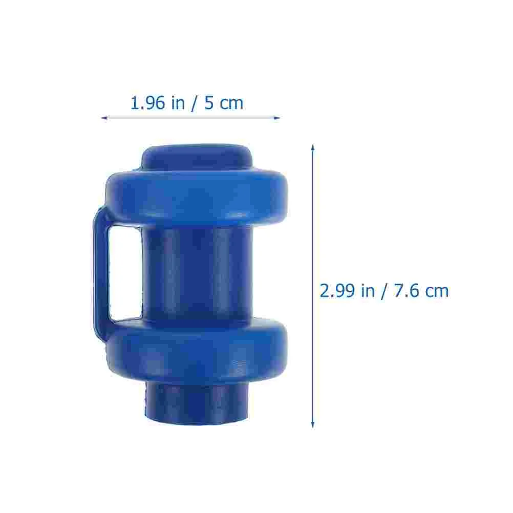 6 Pcs Trampoline Tube Cap Fine Workmanship Parts Wear-resistant Rod Cover on Foot Caps Professional Plastic Net Connecting Pole