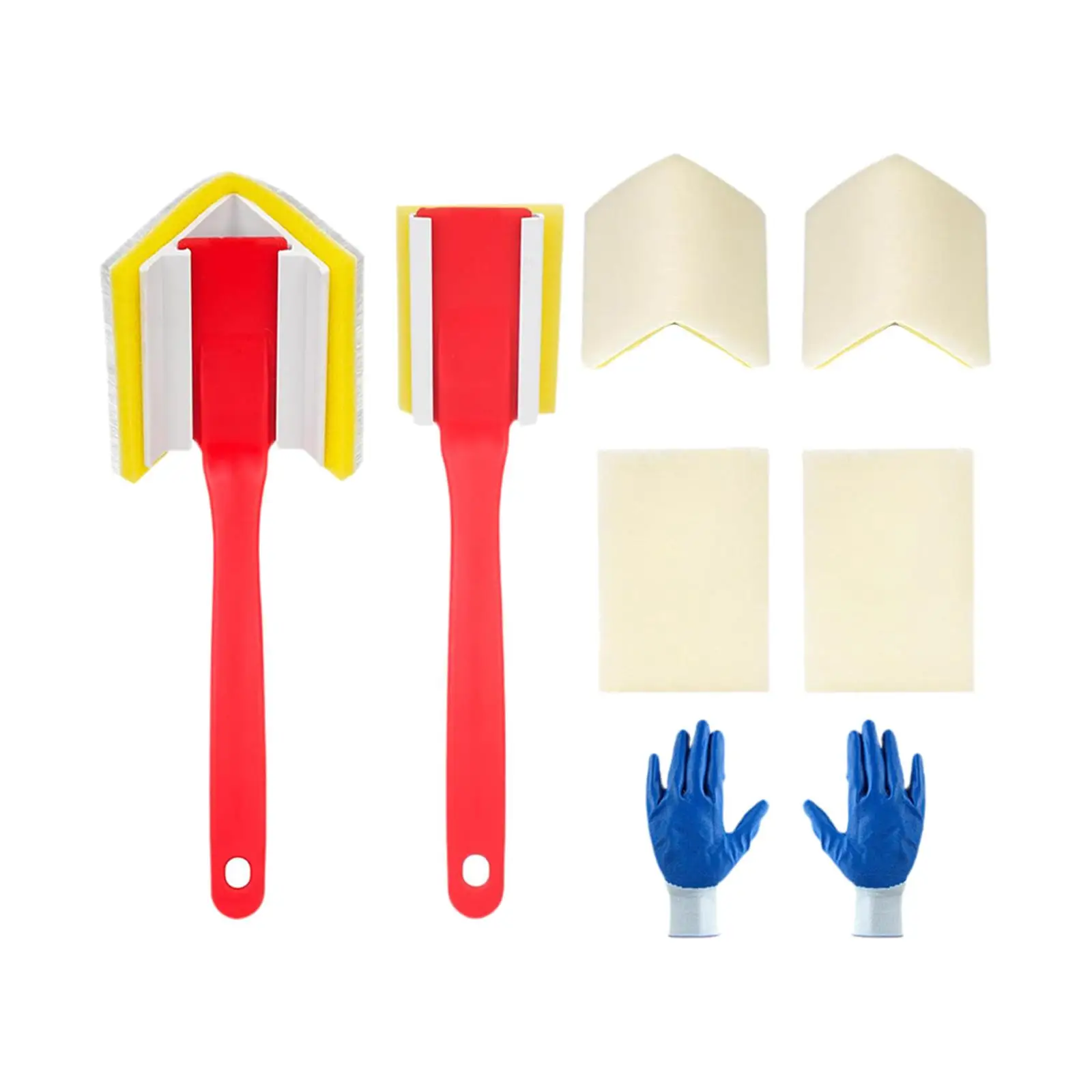 

Corner Painting Tools Parts Portable with Gloves 3 in 1 Multifunction