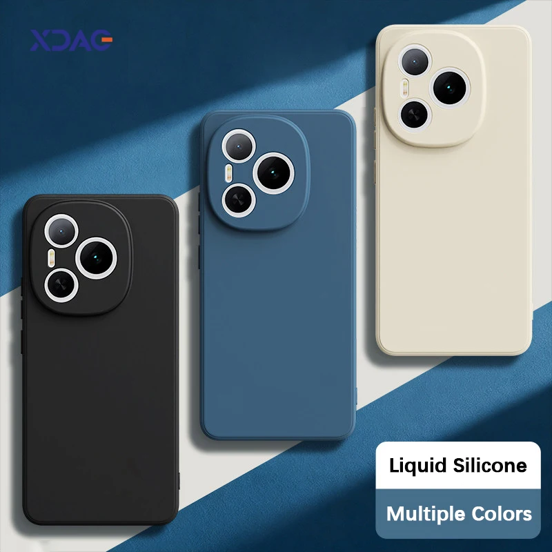 

Original Basic Phone Case for Honor Power 2 Power2 5G Liquid Silicone High Qualtiy Soft Simple Fashion Back Cover Shell Carcasas
