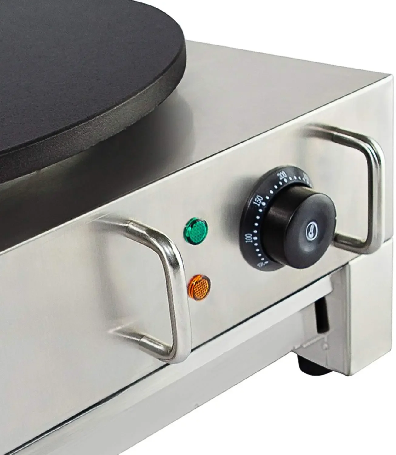 صانع الكريب التجاري |   صانع الفطائر الكهربائية |   لوحة غير لاصقة مقاس 16 بوصة |   110 فولت (مزدوج)