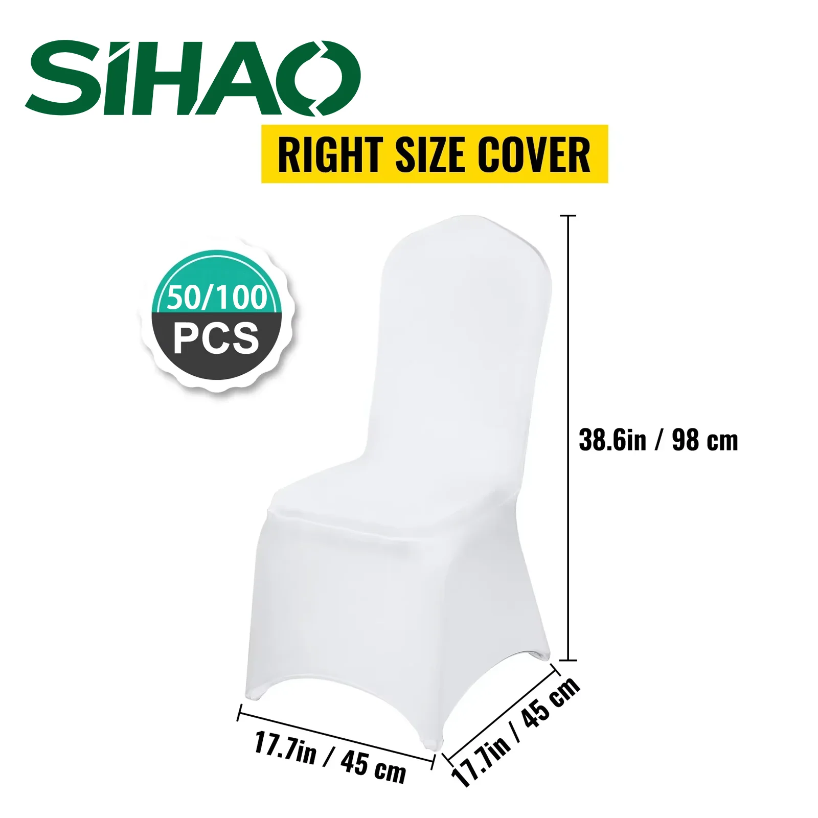 Spandex Stretch Slipcovers for Wedding Dining Chairs