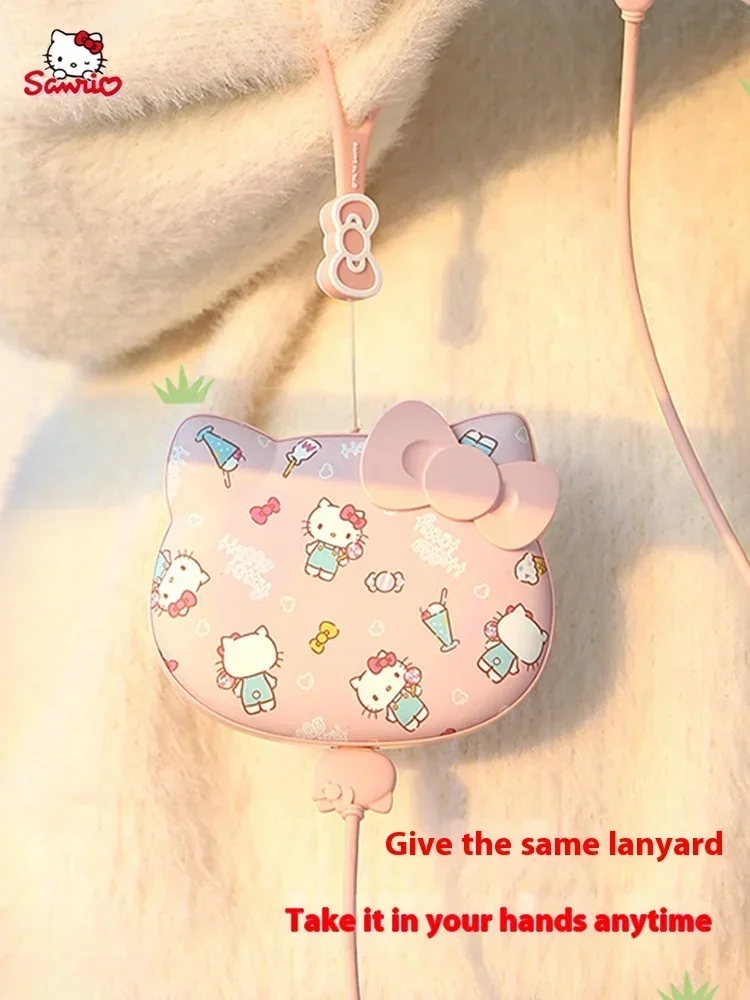

Hello Kitty 10000 Mah Fast Charger Ultra-Thin Portable Cute Girl Creative High-End Cartoon Mobile Power Supply For Iphone Toys