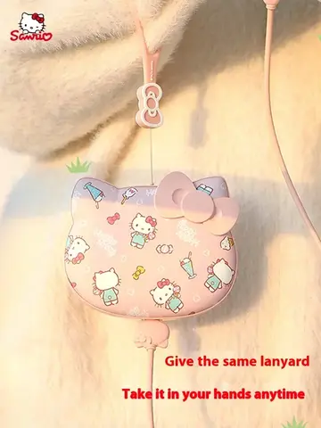 Hello Kitty 10000 Mah Fast Charger Ultra-Thin Portable Cute Girl Creative High-End Cartoon Mobile Power Supply For Iphone Toys