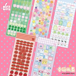 WAKAWAKA Foam Sticker Lucky Element Star Deco Four-leaf Clover Decal Stickers for Scrapbooking DIY Arts Journal Planner