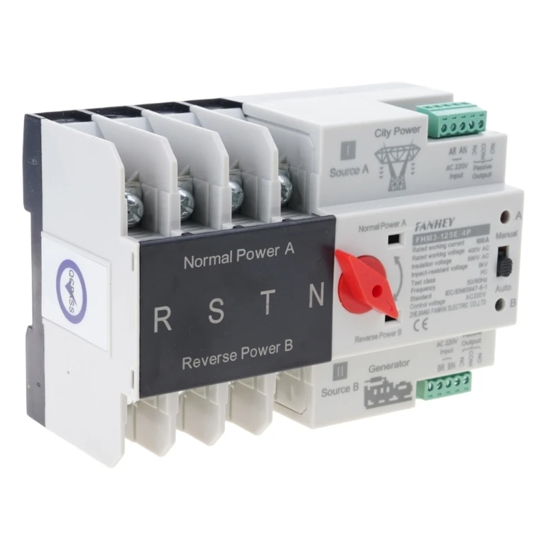 M3GA Electrical Selectors Switches 4P Automatic Transfer Switches for Emergency Power