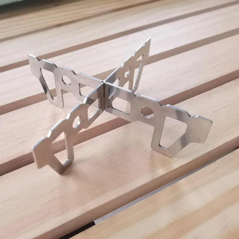 في الهواء الطلق التخييم نزهة موقد قوس الفولاذ المقاوم للصدأ المحمولة التخييم موقد الكحول الصغيرة قوس صغير مخيم لوازم الطبخ #4