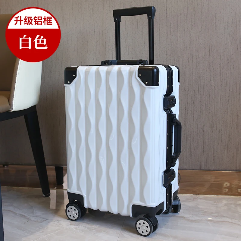 Super pretty suitcase trolley men women luggage Korean version 20/24/28 inch ins fashion tide password boarding travel case