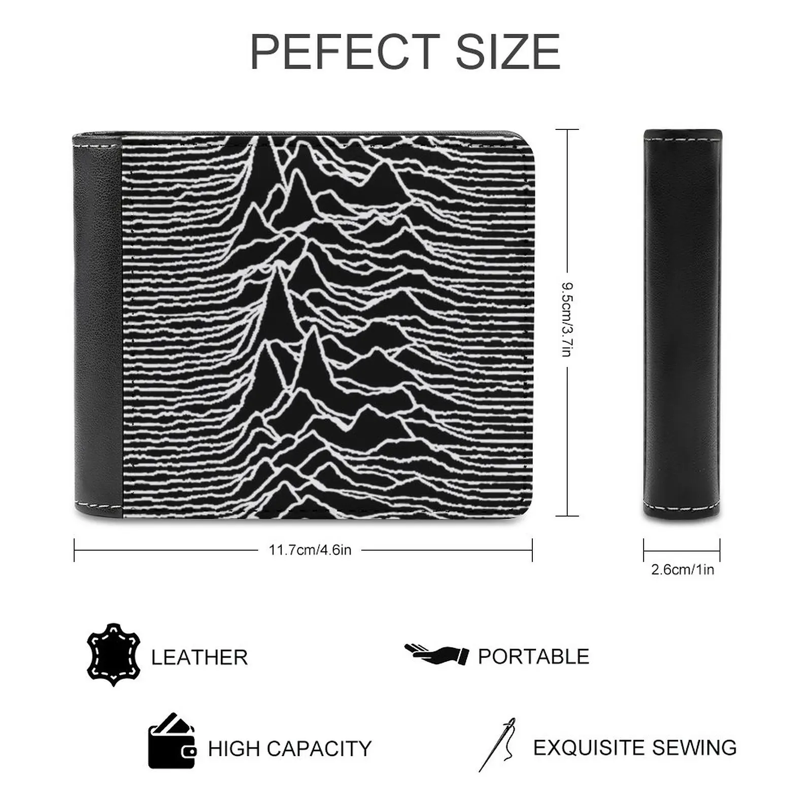 Unknown Pleasures Soft Men Wallets New Purse Credit Card Holders For Male Purses Men Wallet Unknown Pleasures Music Disk Album