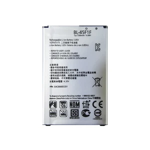 Bateria de alta qualidade 2410mah BL-45F1F para LG K9 K4 K3 M160 MS210 X230K X240K LV3 2017 Versão K8 Celular 6 principais vendas bateria celular lg k9 - №2