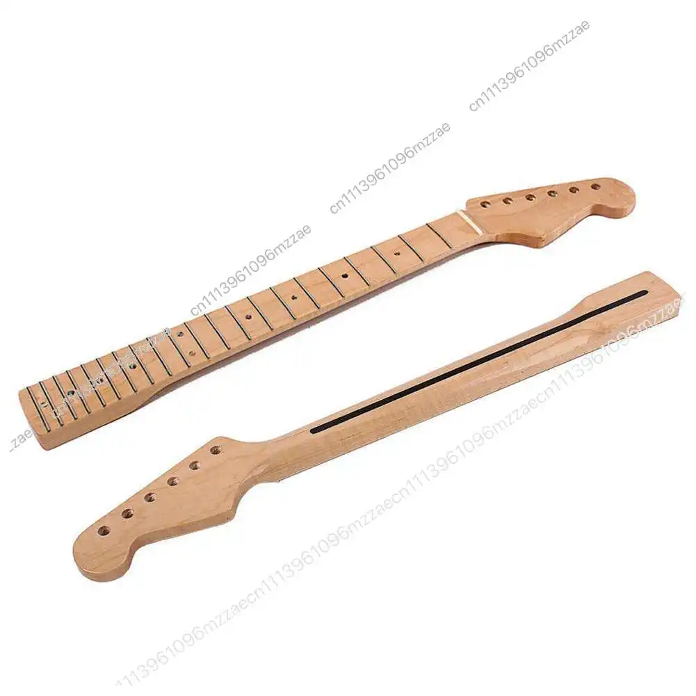 Maple Fingerboard, Electric Guitar Neck Handle for ST Strat -- with Back Midline