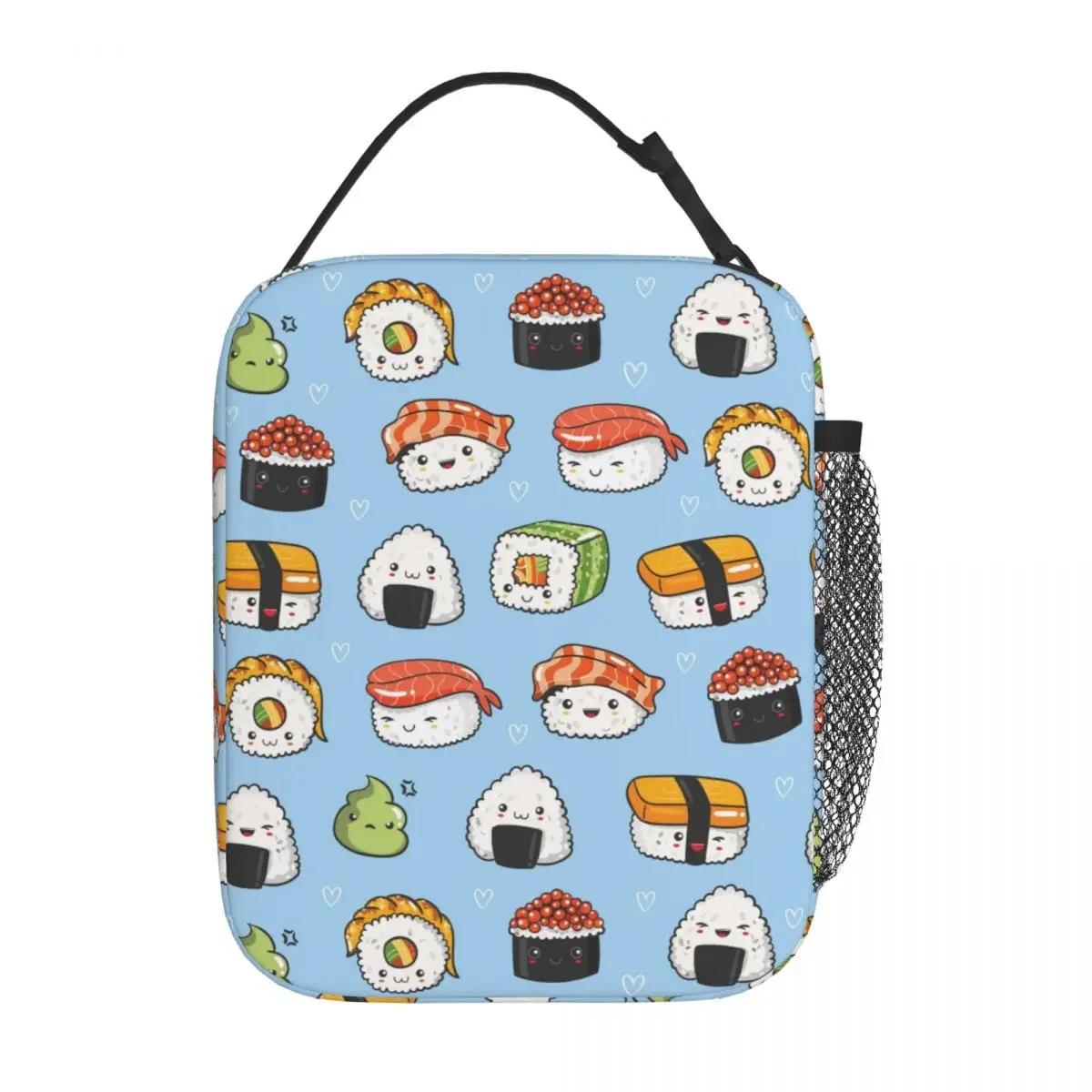 

Insulated Lunch Tote Bag Cute Cartoon Sushi Pattern Accessories Food Box INS Trendy Thermal Cooler Lunch Box For School