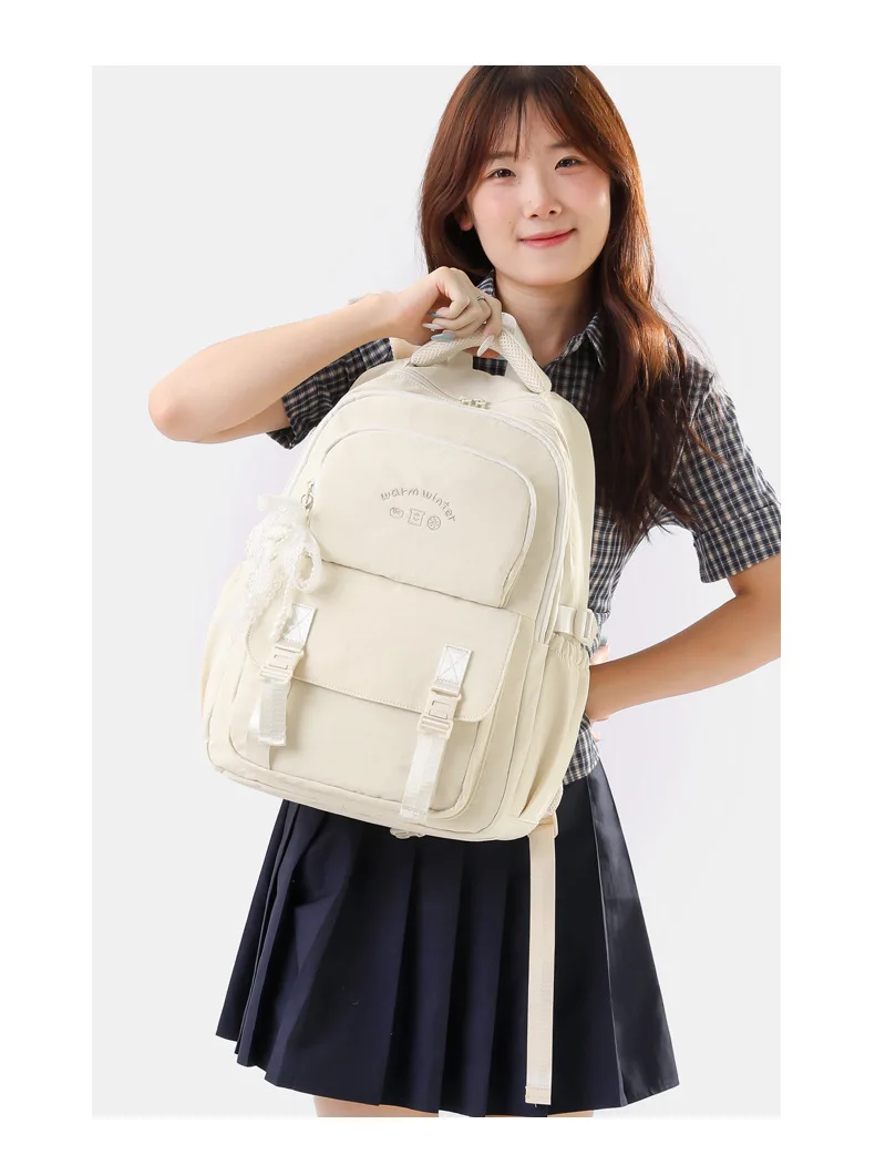 forgirls back toschool bags concise backpackforkidsschoolbagLightanddurable Highqualitylargecapacitygoodclassificationandstorage