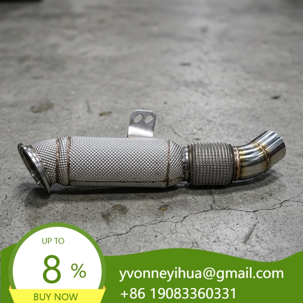 BOSKA 1 Straight Downpipe For BMW 3/4/5 SERIES 3.0T B58 2018-2023 Racing Exhaust Parts Test Pipes M340i Turbo Downpipe Boska