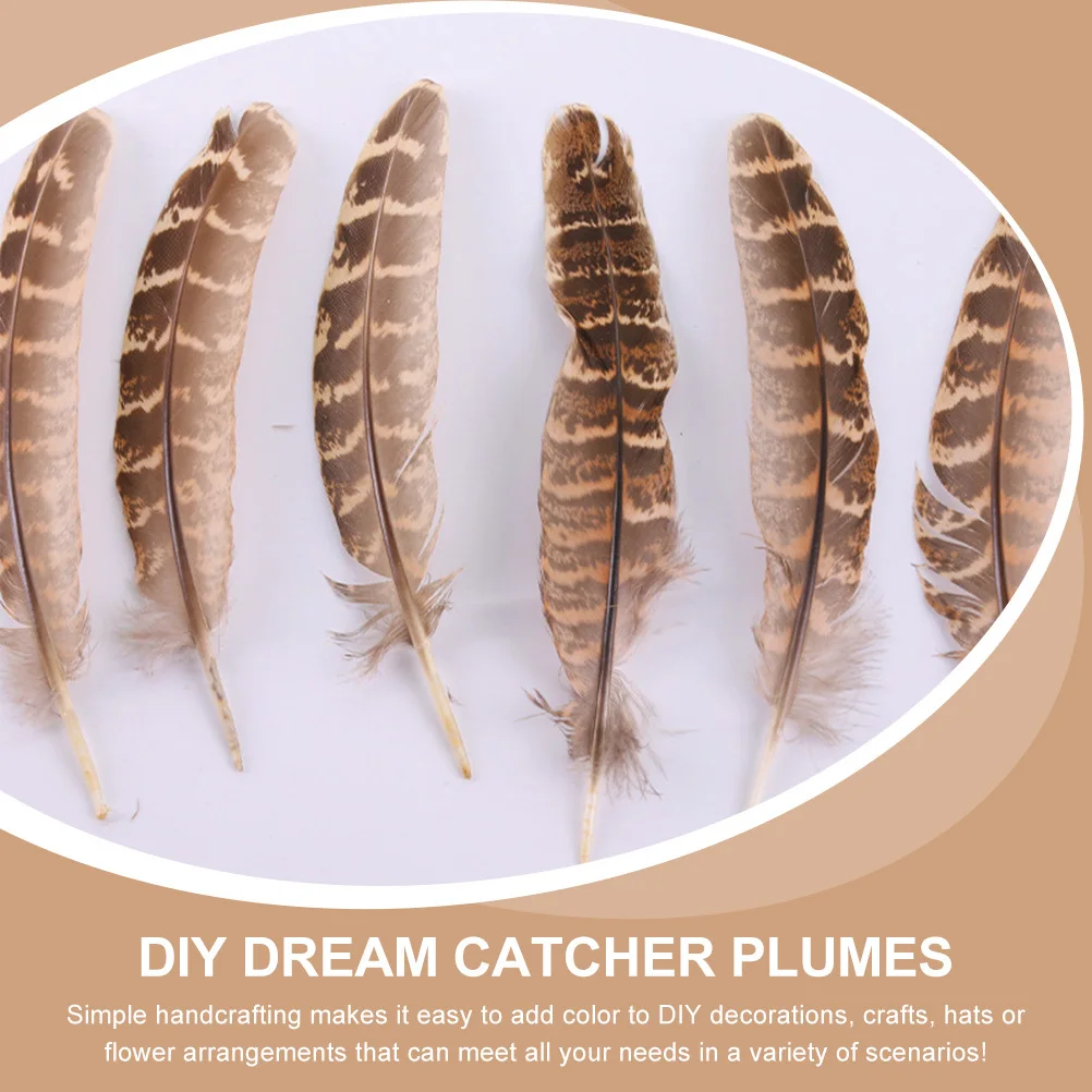 

Natural Pheasant Plumes Bulk DIY Crafts Plumes for Dream Catcher Wall Decor Vase Floral Arrangement Party Masquerade Decorations