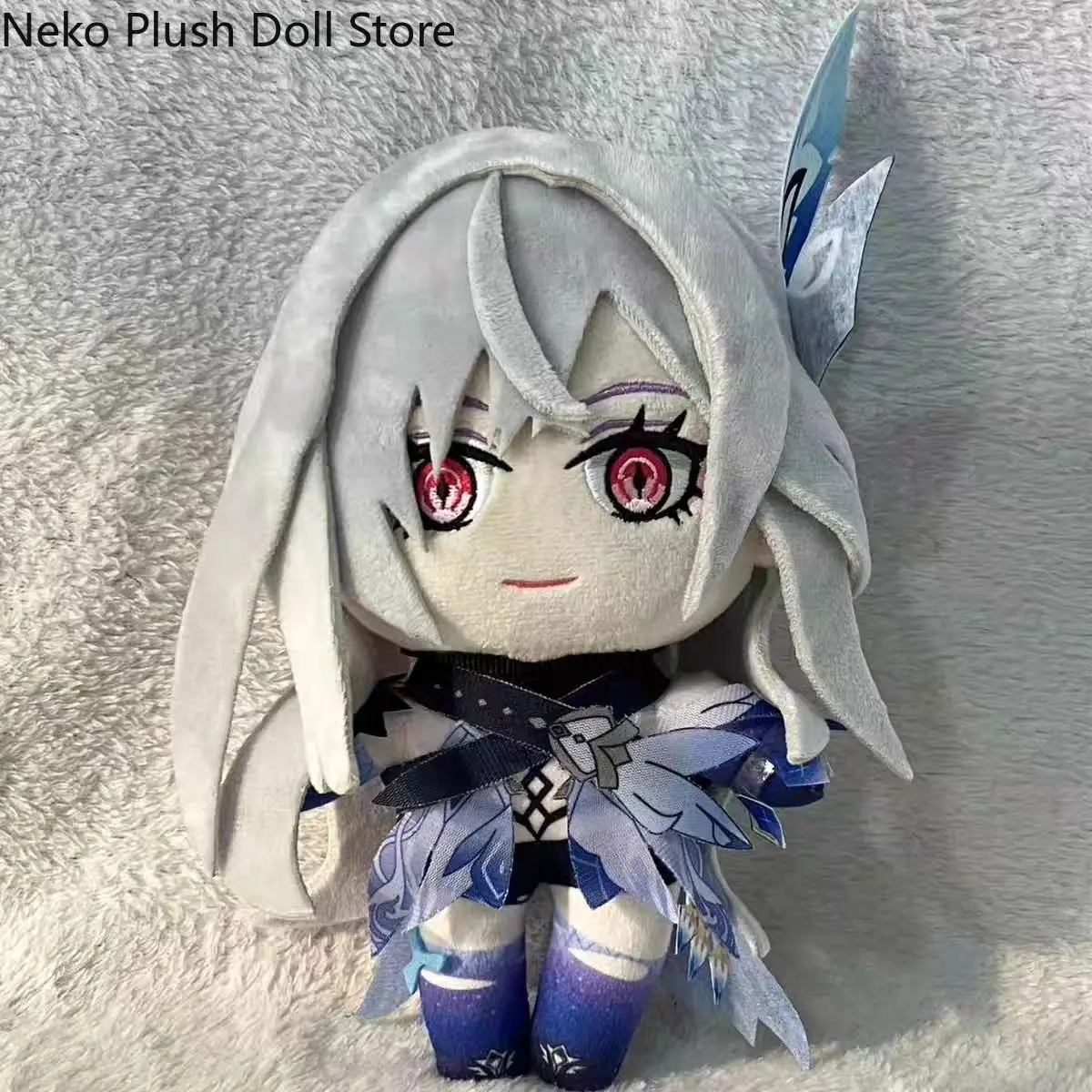 

Genshin Impact Skirk Anime Plush Doll Toy Game Cute Soft Stuffed Pillow Adult Children Christmas Gifts 20cm