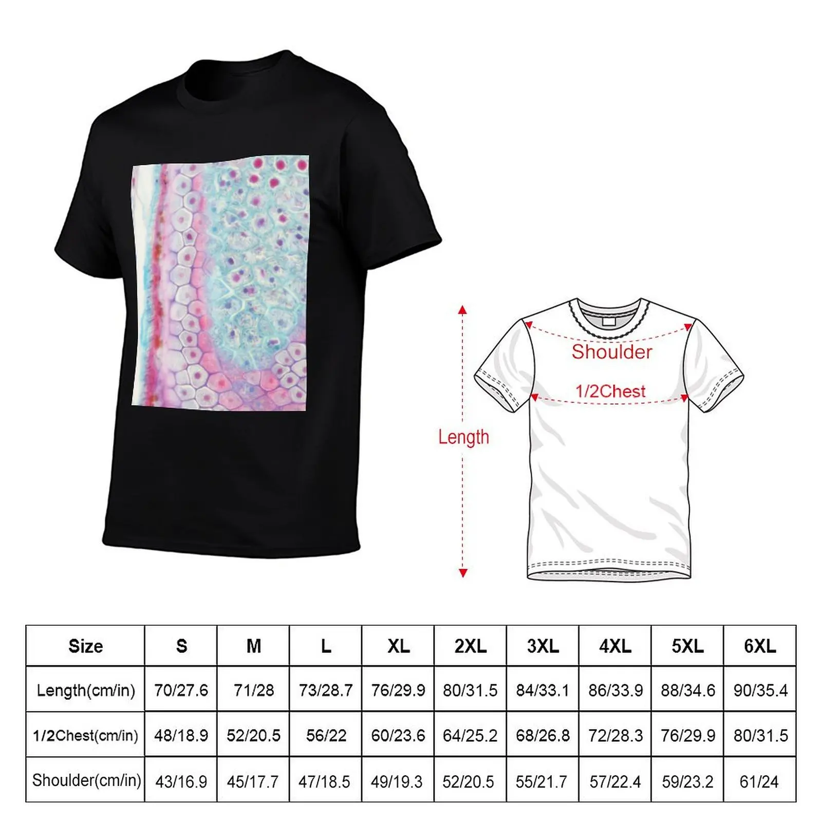 Plants under Microscope T-Shirt anime t shirts baggy shirts custom shirt mens t shirt graphic