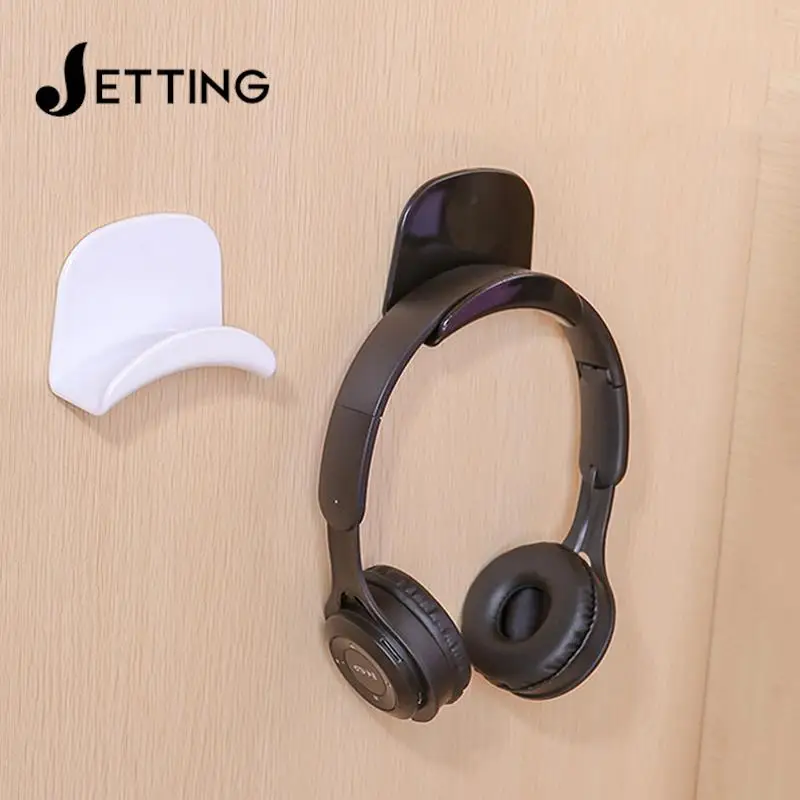 

Punch-Free Head-Mounted Headphone Bracket Storage Hook Dormitory Wall-Mounted Computer Headset Holder Earphone Display Stand