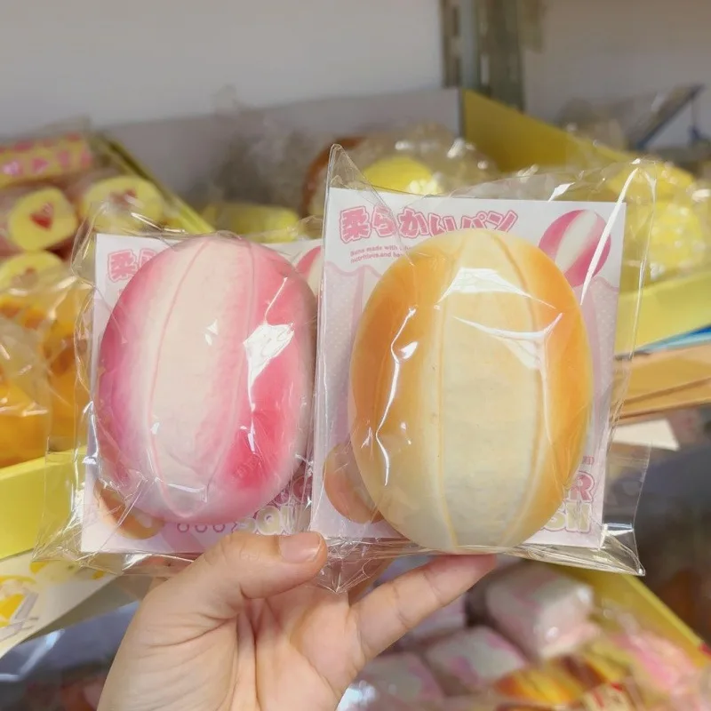 Squishy simulado creme pão squeeze brinquedo lento subindo alívio do estresse sensorial fidget para tdah autismo crianças adultos presente