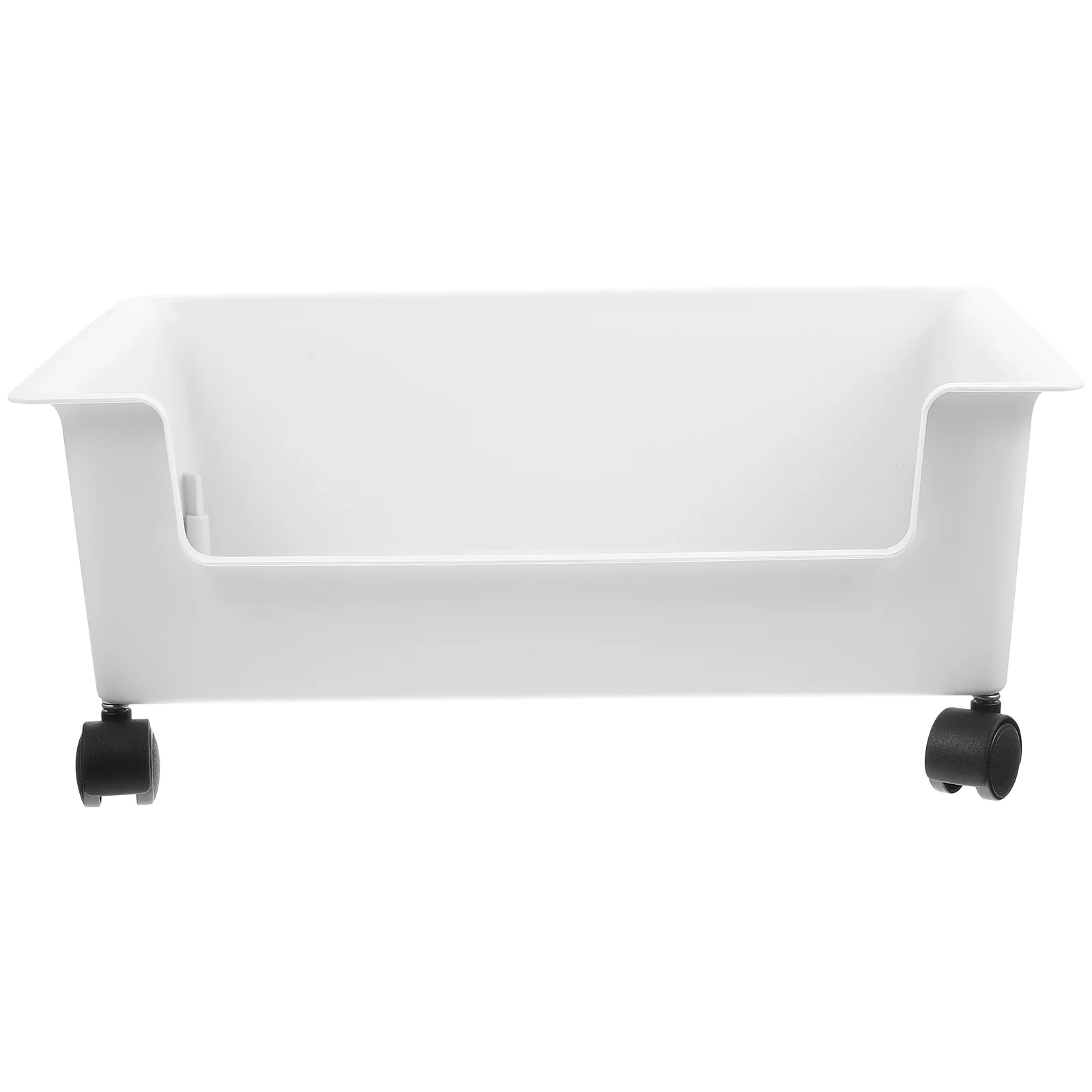 Book Storage Box Cart Bathroom Organizer Dormitory Container Pp Rolling Sundries Case Office
