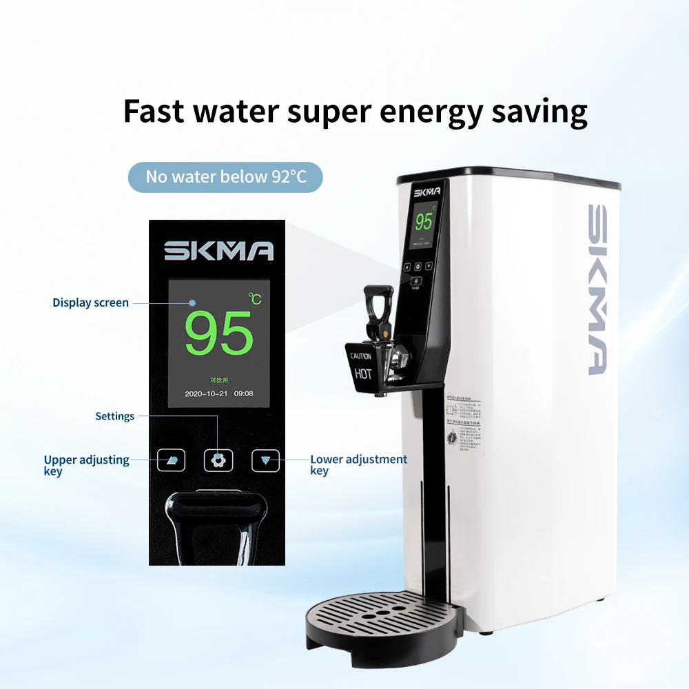 Automatic Portable 15L Stainless Steel Motorized Hot Water Dispenser & Instant Boiler for Commercial Beverage Use view 5
